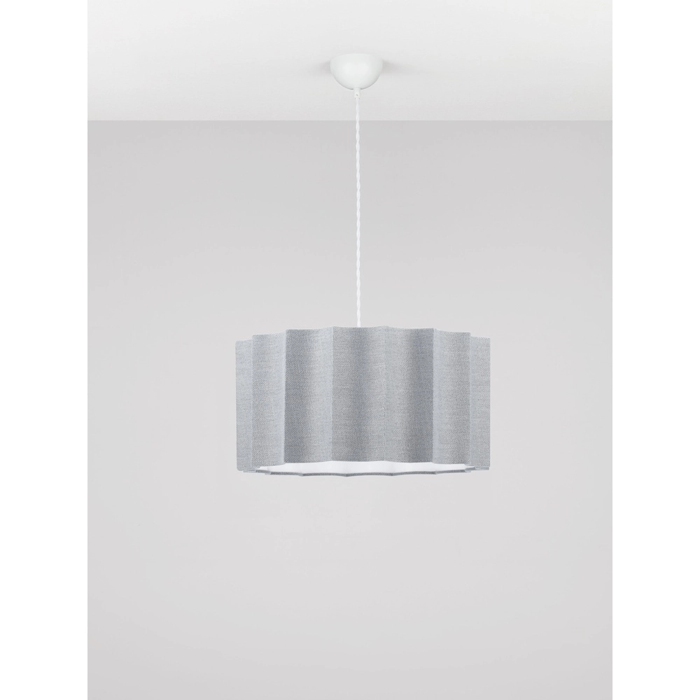 Design pendant lamp Alve grey Ø 45cm Lyora 5212017493668