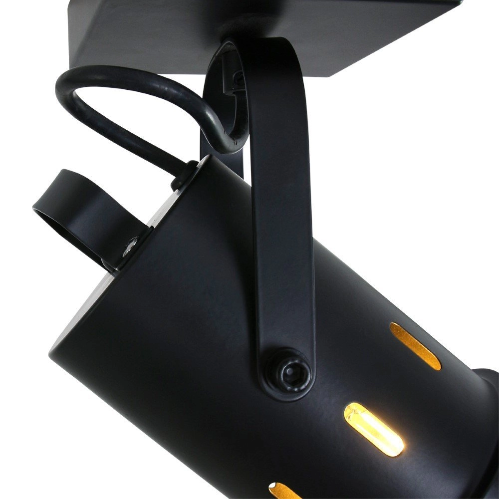 Black surface-mounted spotlight Carre Steinhauer 8712746128017