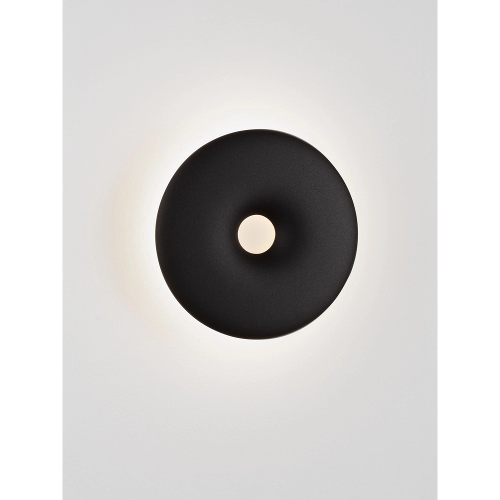 Unique wall lamp Splash Round Black Lyora 5212017497185