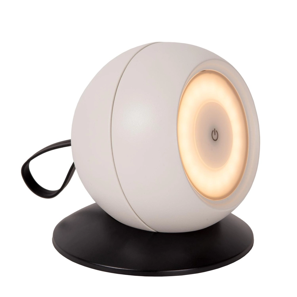 Rechargeable wall lamp Lunex white magnetic Lucide 5411212272416