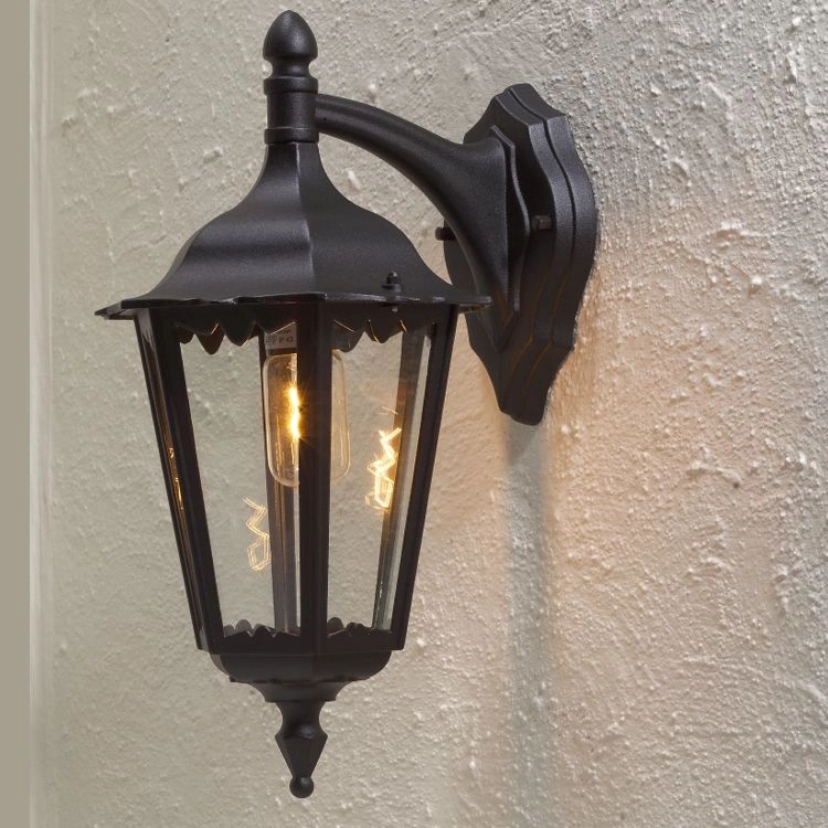 Classic wall lamp Firenze Down black KonstSmide 7318307212754