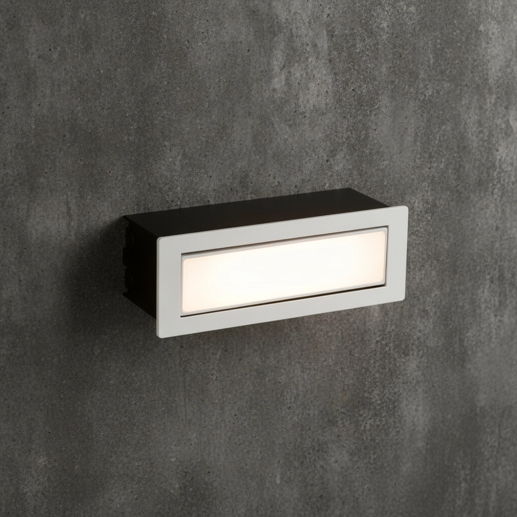 White recessed light Echo Orientable
