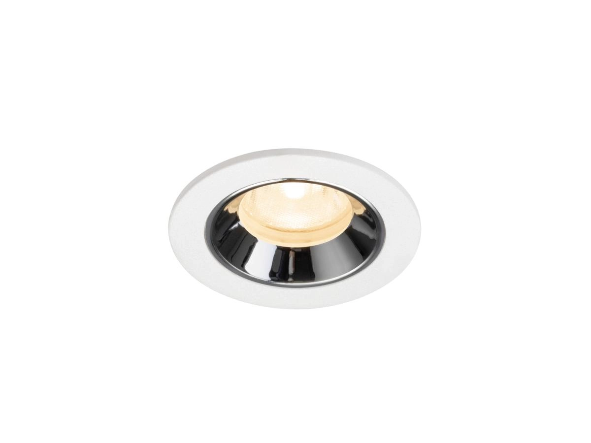 Recessed spotlight Numinos XS white/chrome 2700K - 40deg