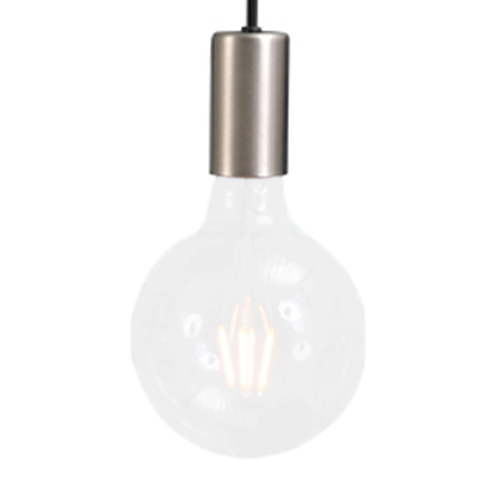 Pendant lamp Concepto pendant black with metallic gray