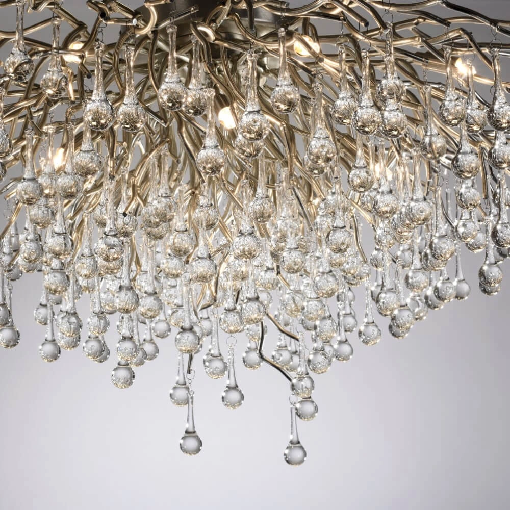 Chandelier Icicle metal 100cm Paul Neuhaus 4012248352113