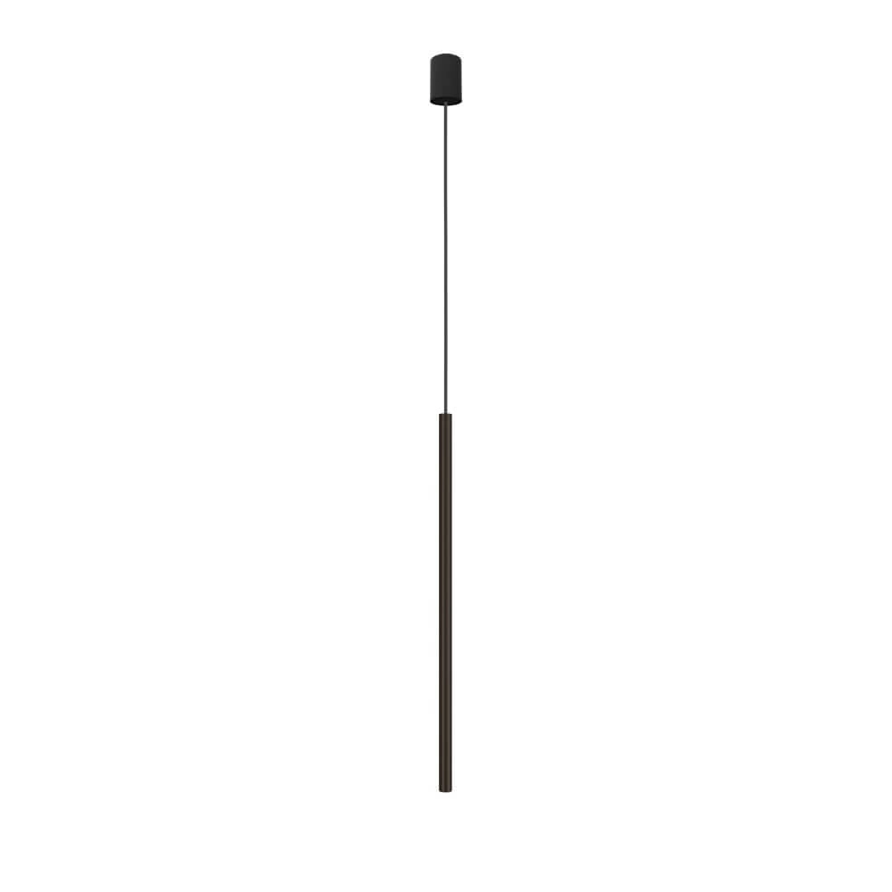 Slim pendant lamp Laser L 2.5cm black