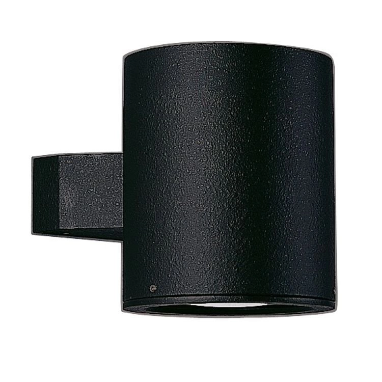 Store façade lighting Tube 14cm - black