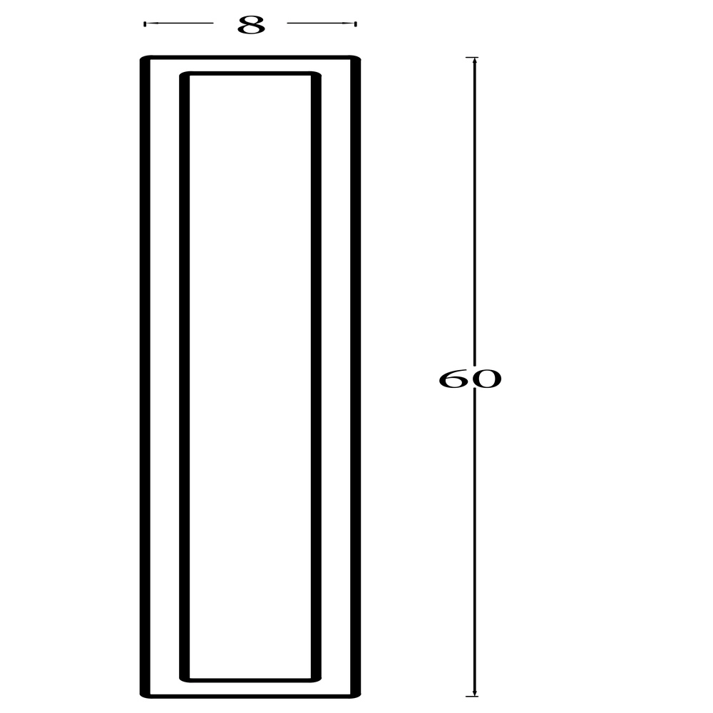 Design wall lamp Bordo black 60cm Searchlight 5053423289892