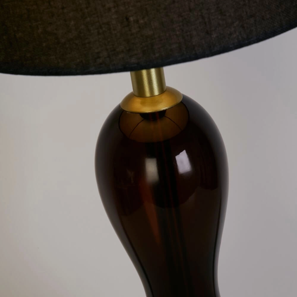 Black table lamp Marakesh with hood Searchlight 5053423267722