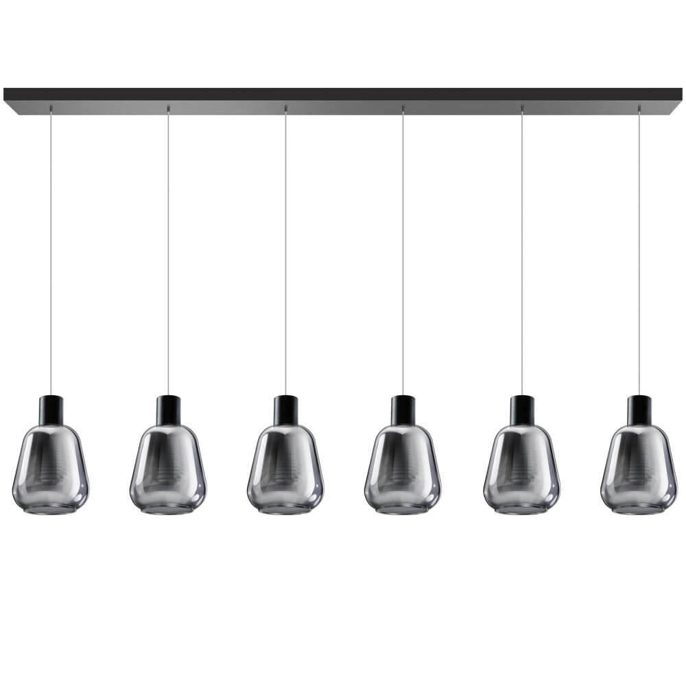 Dining room pendant lamp Gary 6 lights