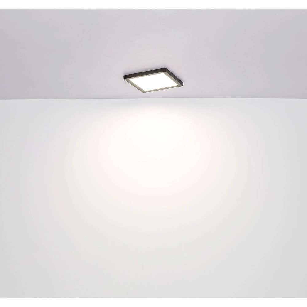Design ceiling light Lasse Square Black 16.7cm Globo 9007371439898