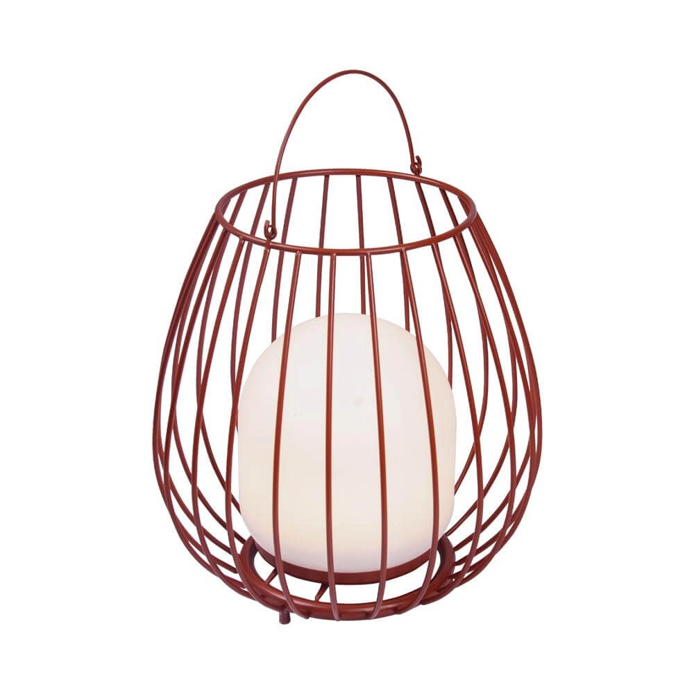 Rechargeable table lamp Jim To-Go red