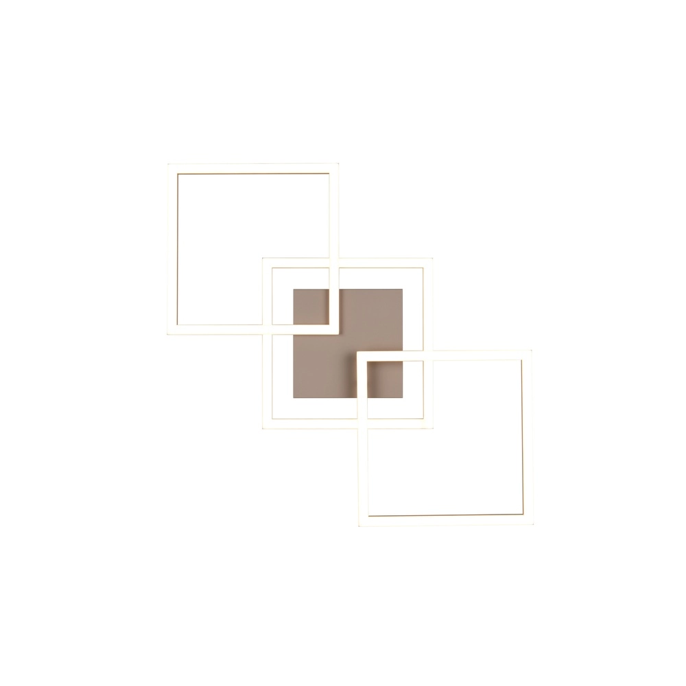 Modern ceiling lamp Trail 74.5cm sand brown