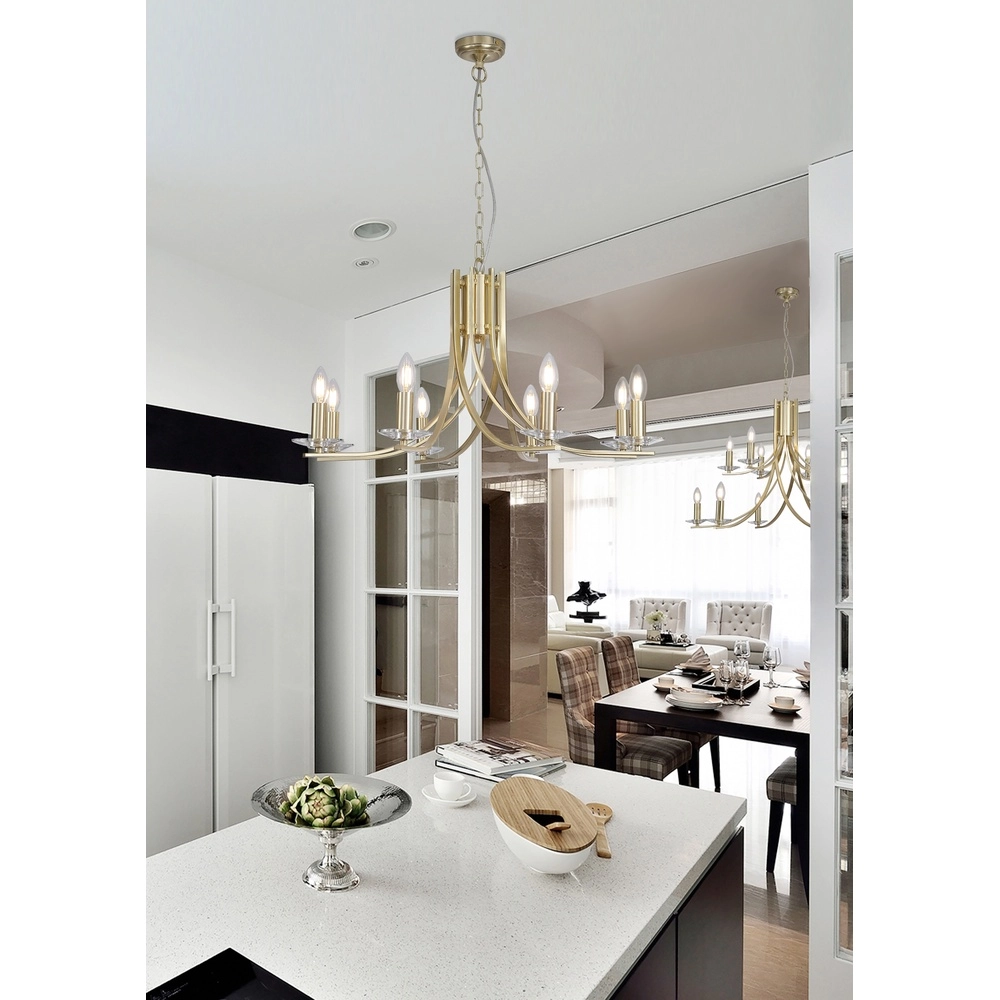 Chandelier Ascona 8-light Searchlight 5053423303673