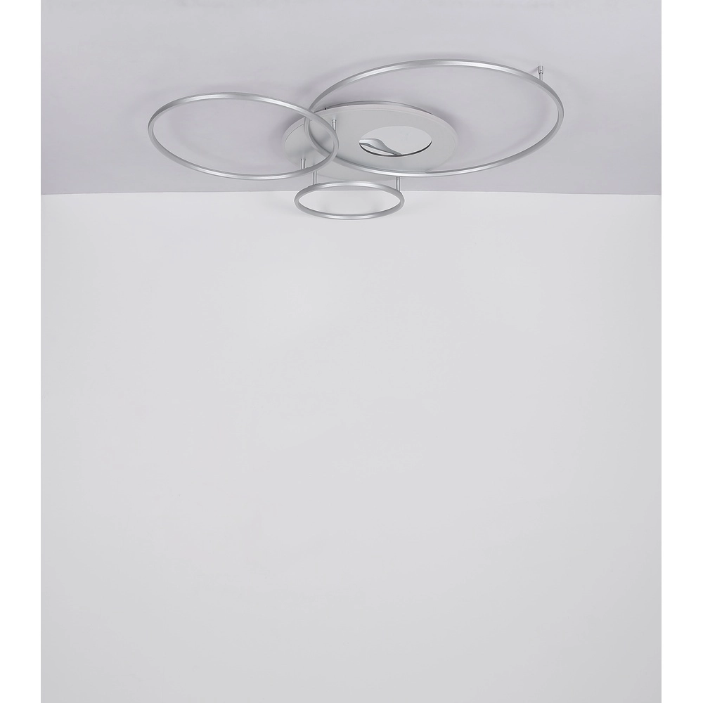 Ceiling lamp Invertina silver grey 126cm Globo 9007371450015