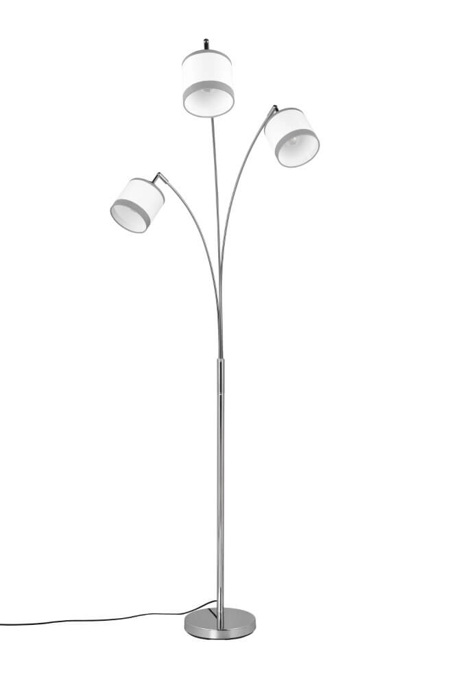 Standing lamp Davos white 3-light Trio 4017807574296