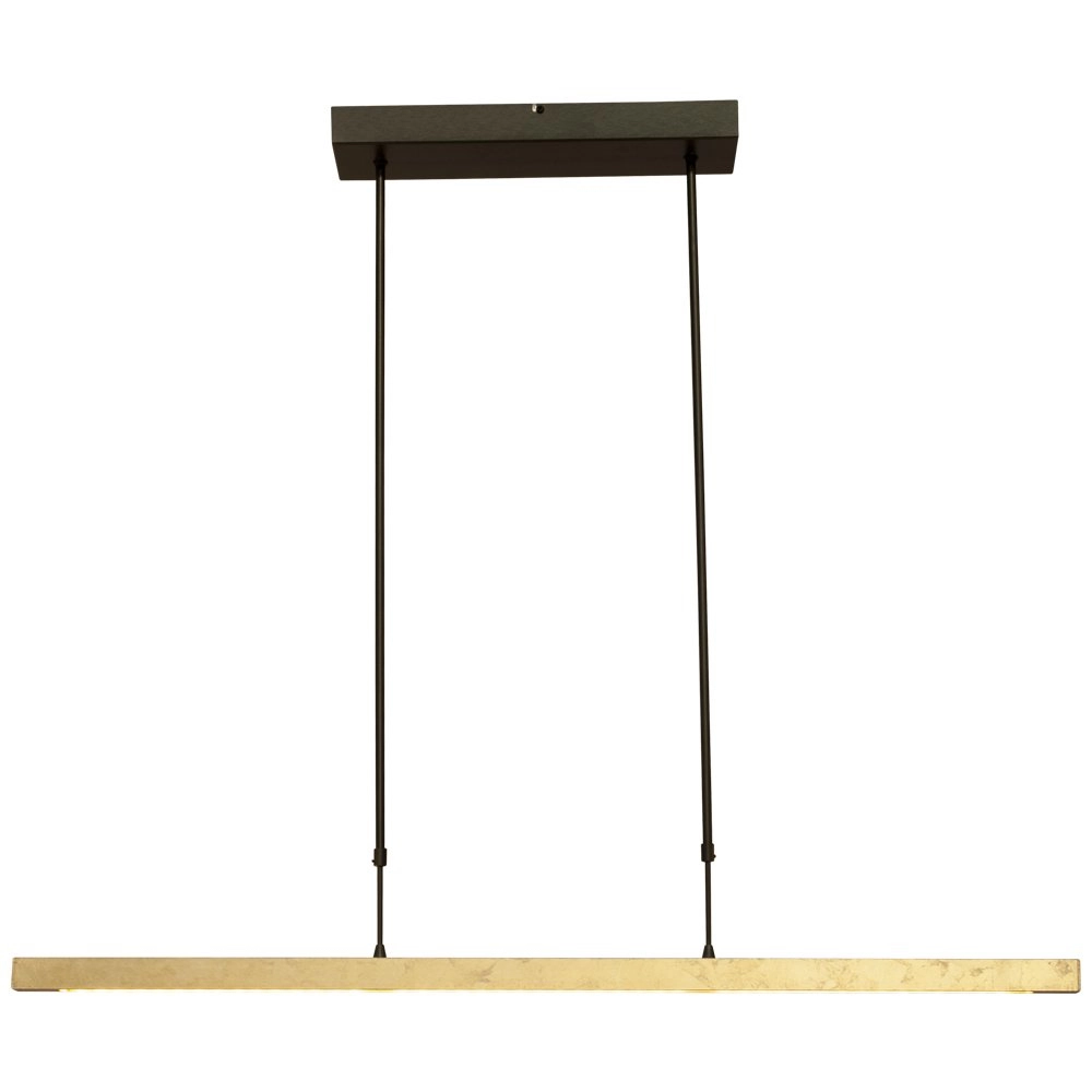 Black hanging lamp Real 3 with gold 100cm Masterlight 8718121220468
