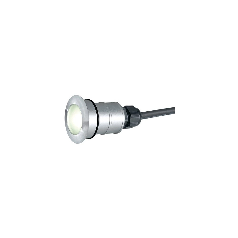 Decking spot Power Trail-Lite 1w - 3000K - 4.2cm metallic grey