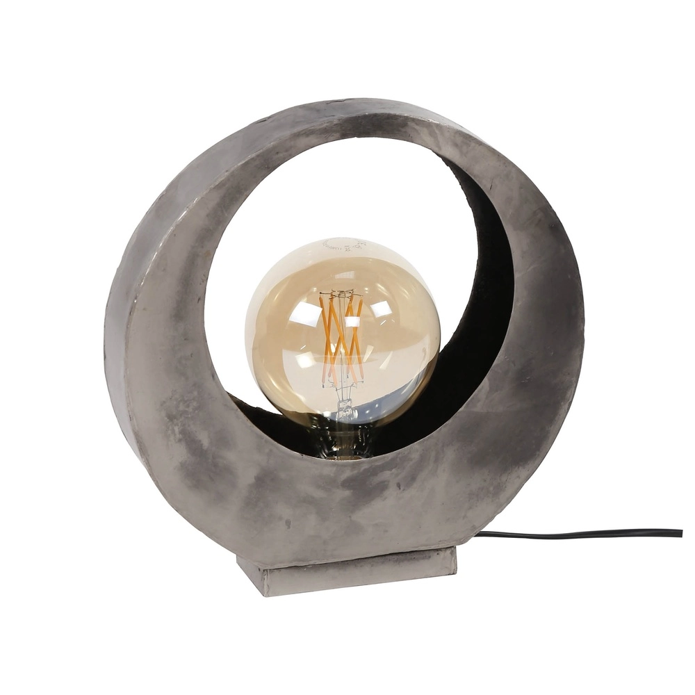 Industrial table lamp Full Ø 30cm - old silver Lyora 8716803511798