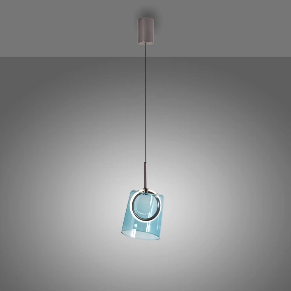 Pendant lamp Zula blue Paul Neuhaus 4012248383599