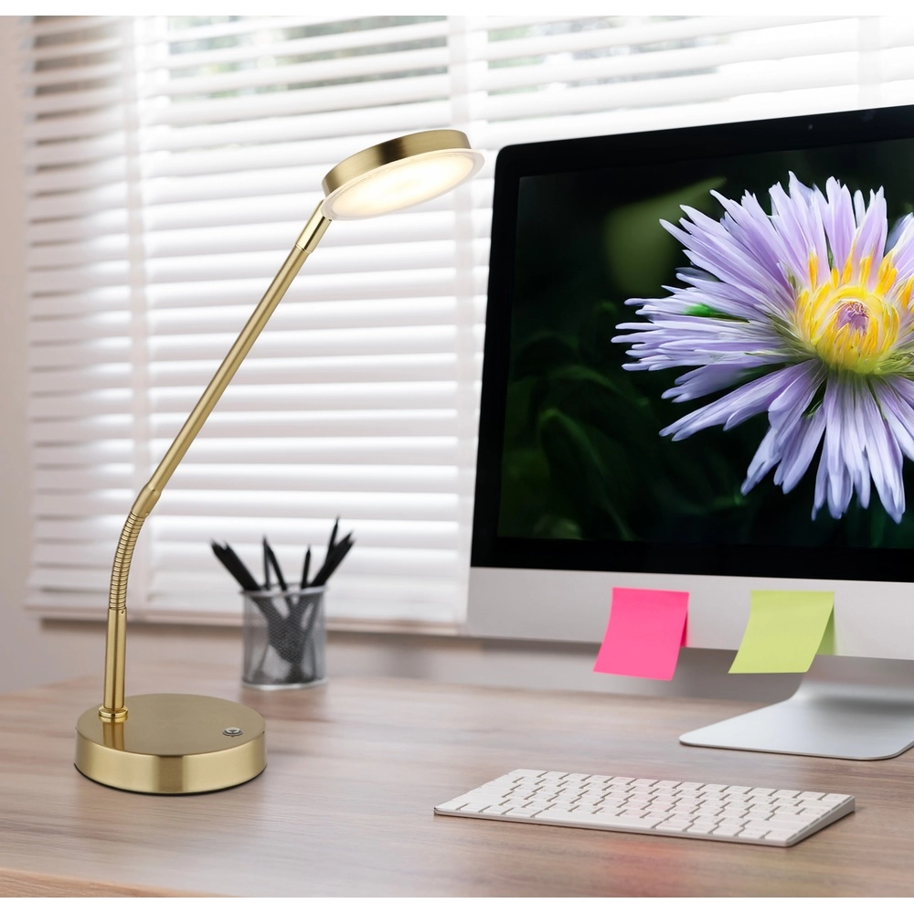 Desk lamp Silvio Gold Globo 9007371592166