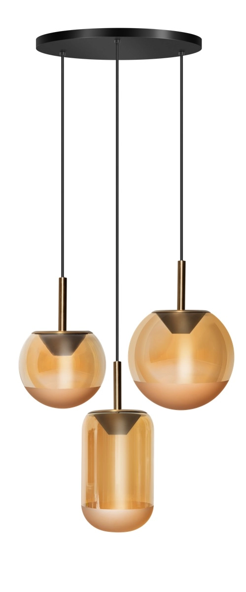 3-light dining table pendant lamp Yvonne