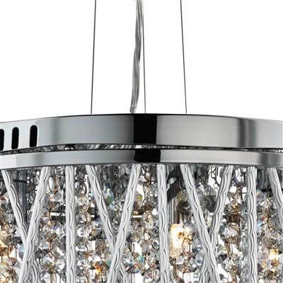 Decorative pendant lamp Elise Ø 30cm Searchlight 5053423039343