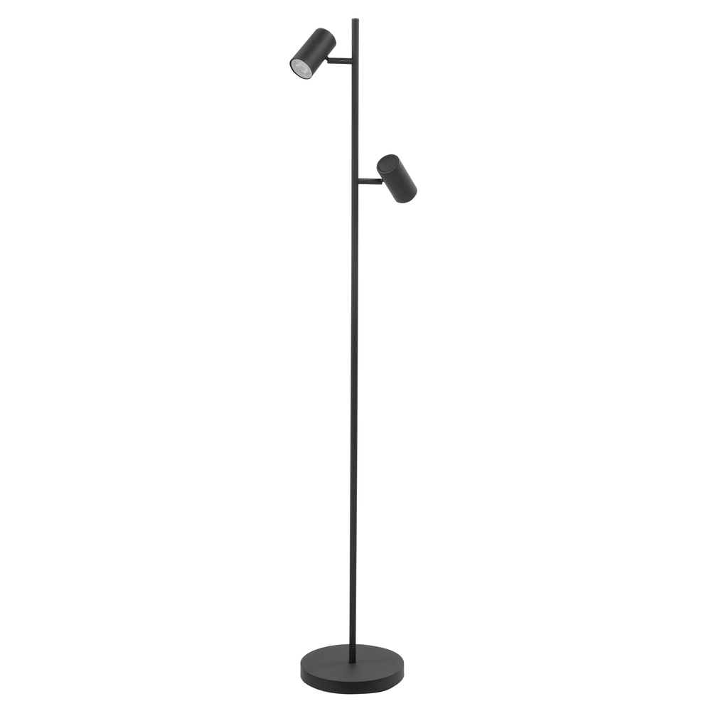 Floor lamp Burgos 2-light black
