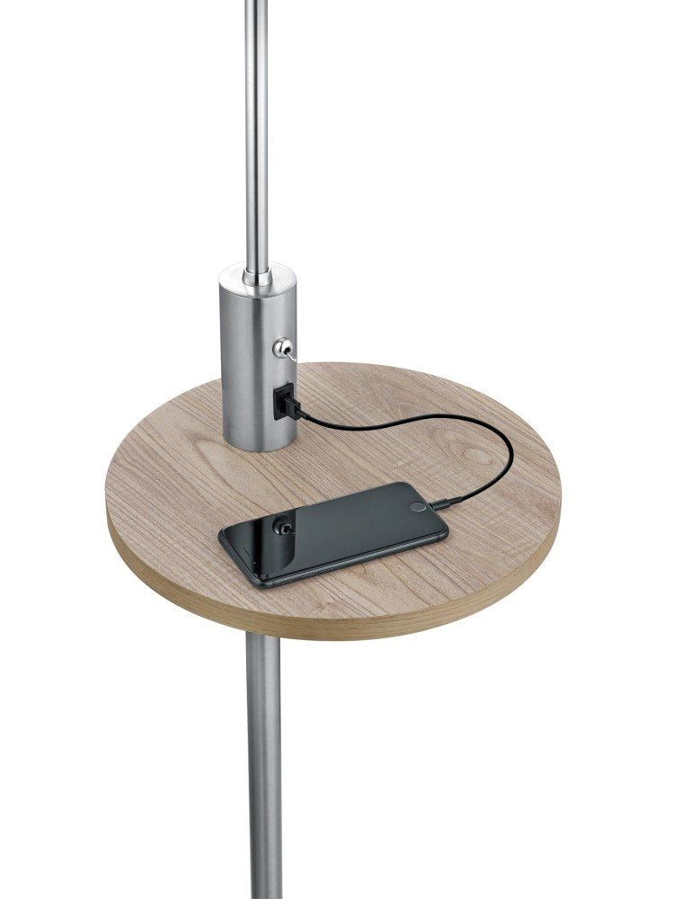 Reading lamp Claas Table metallic grey Trio 4017807423211