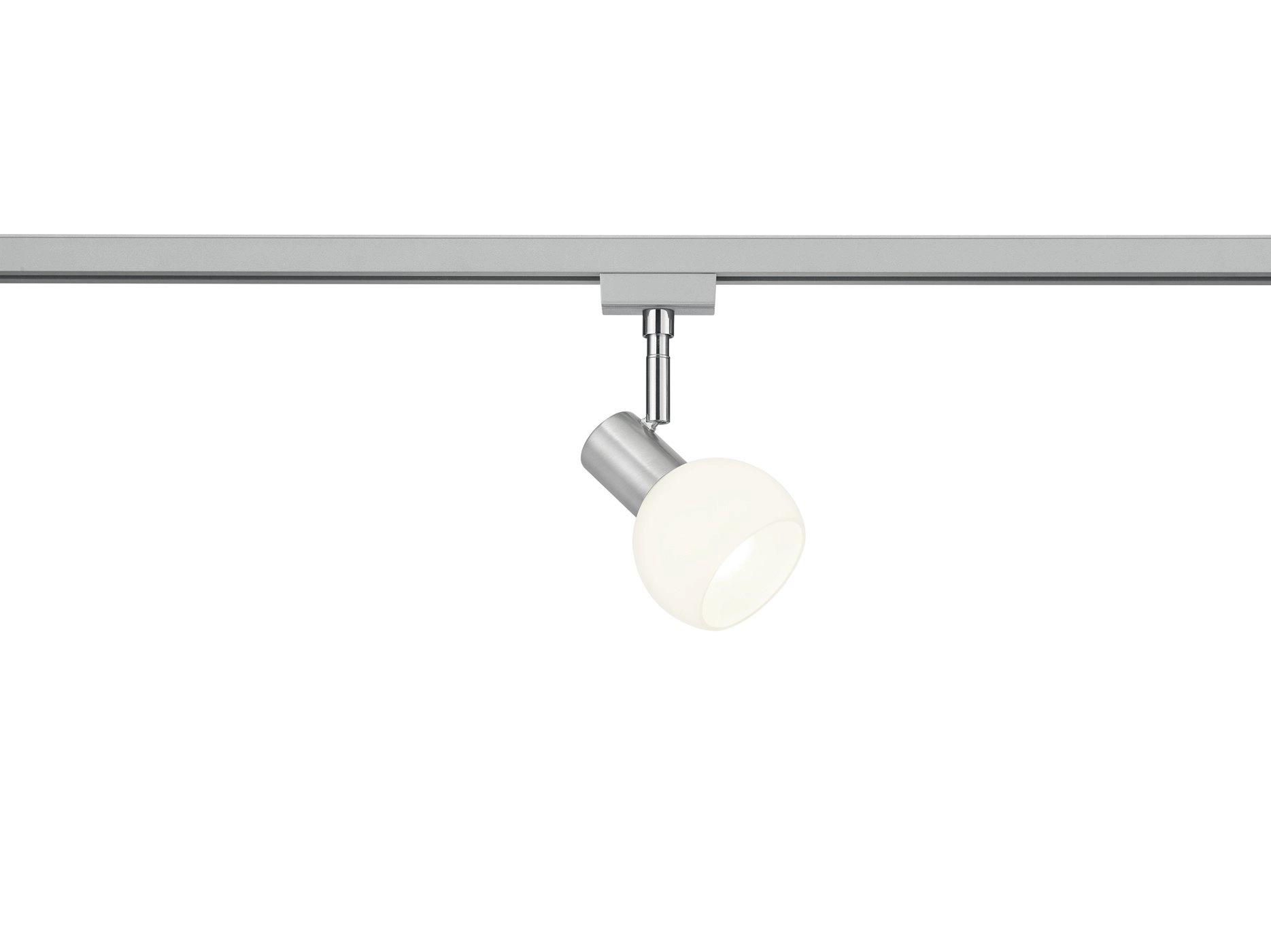 2-phase rail spot Duoline Grey with glass