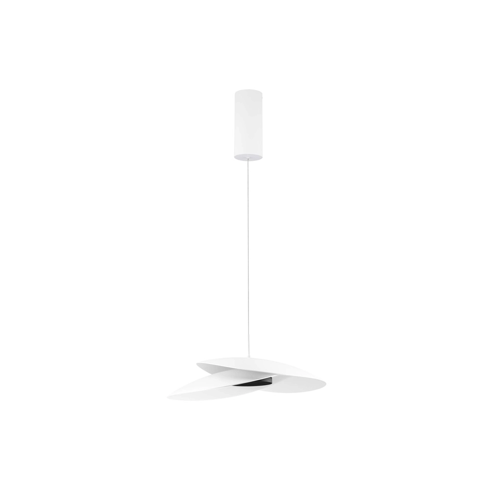 Pendant lamp Olea design white Ø 48cm Lyora 5212017456960