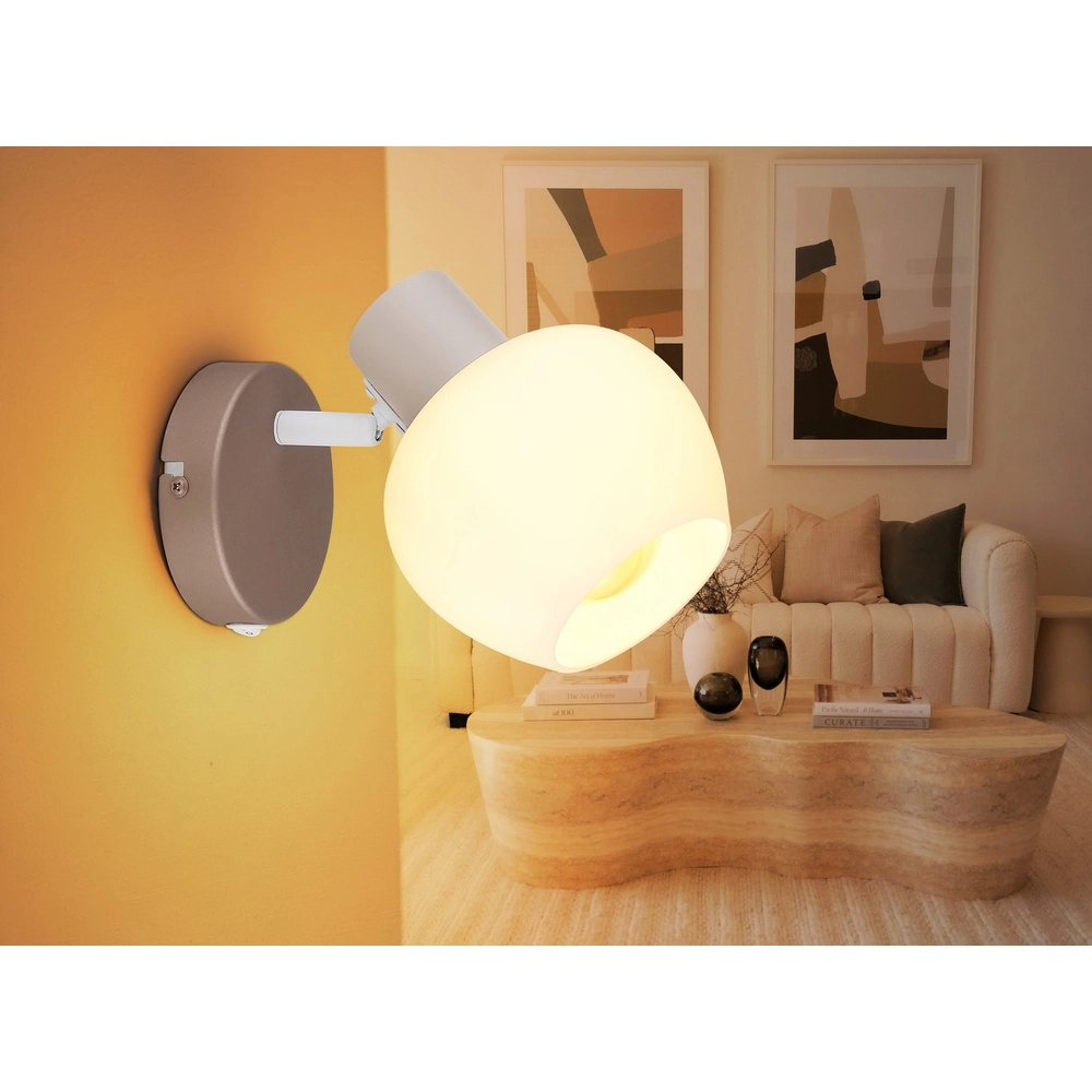 Wall lamp Eileen coffee brown Globo 9007371586561