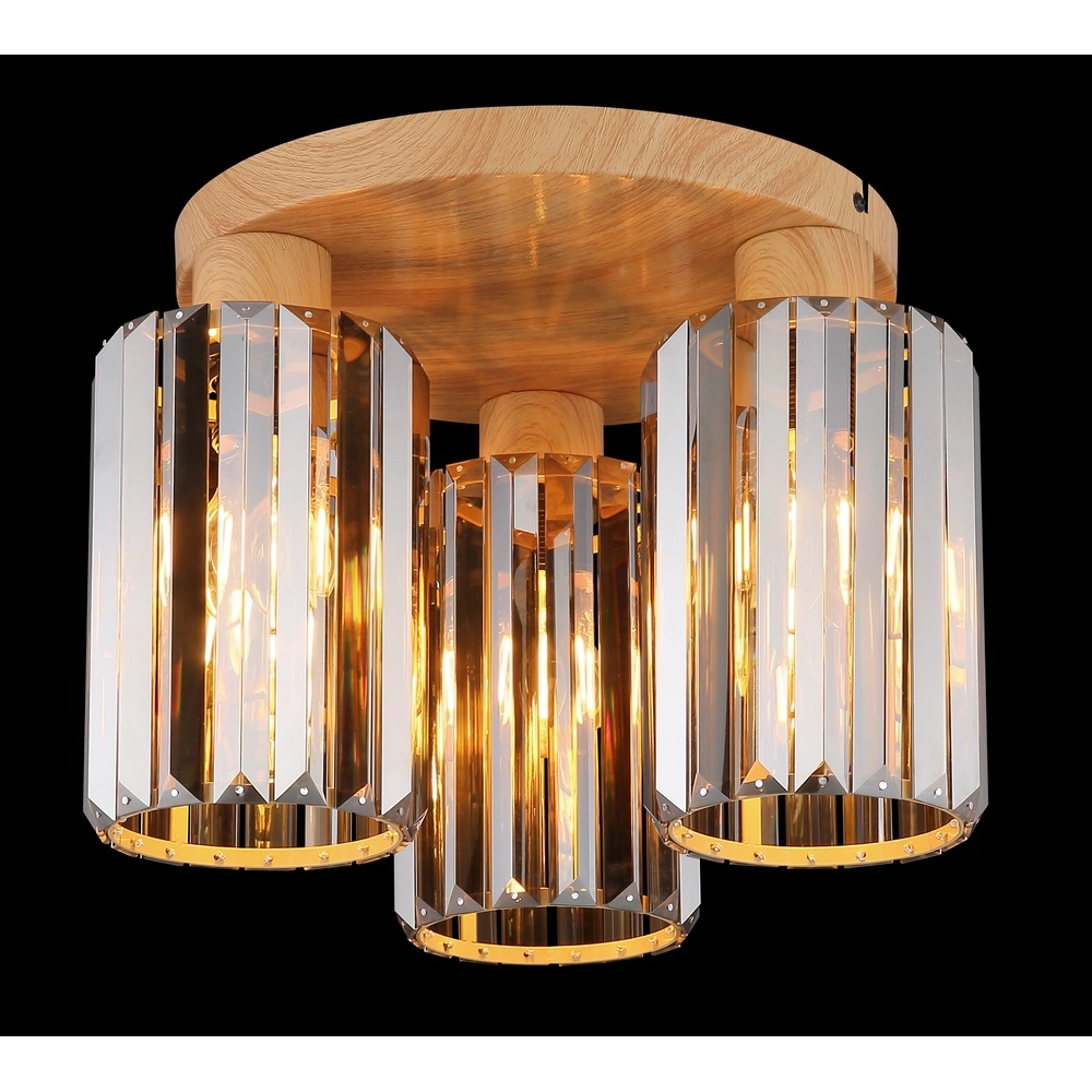 Ceiling lamp Run wood Globo 9007371507979