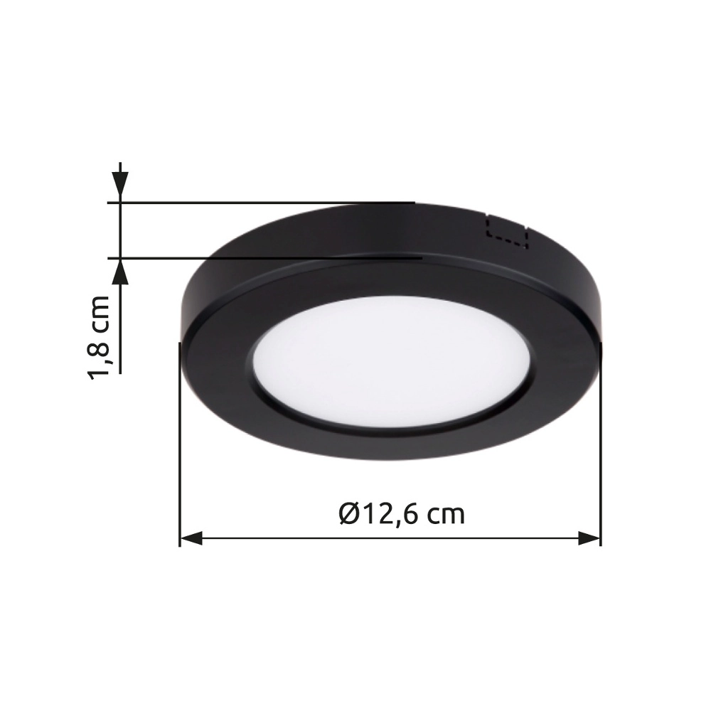 Design ceiling light Lasse black Ø 12.6cm Globo 9007371411023