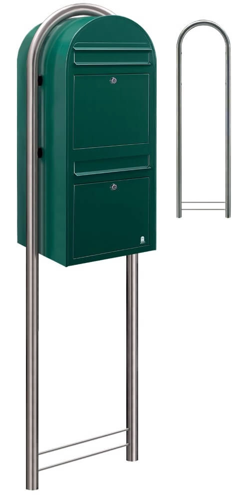 Mailbox Duo 6005 Dark green Bobi 6417237014061
