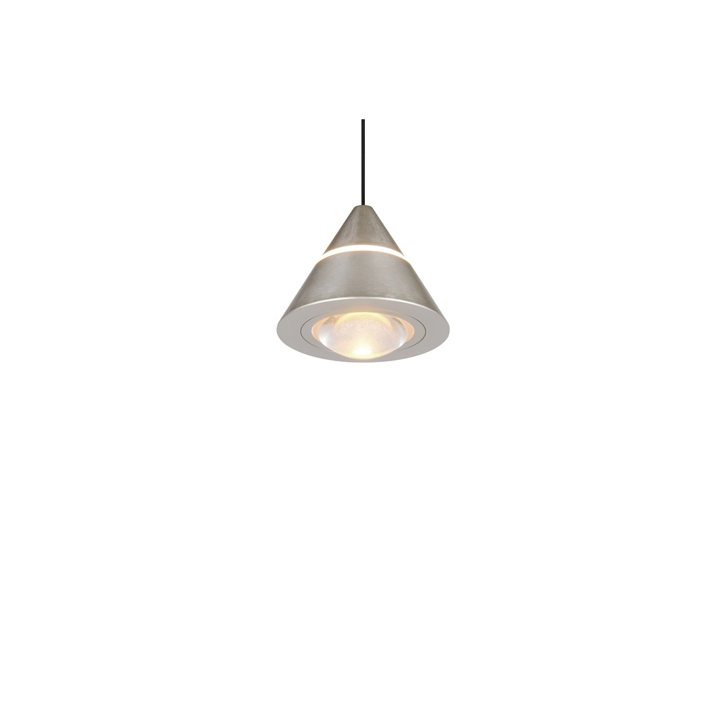 Design pendant lamp Romeo Single nickel Trio 4017807667745