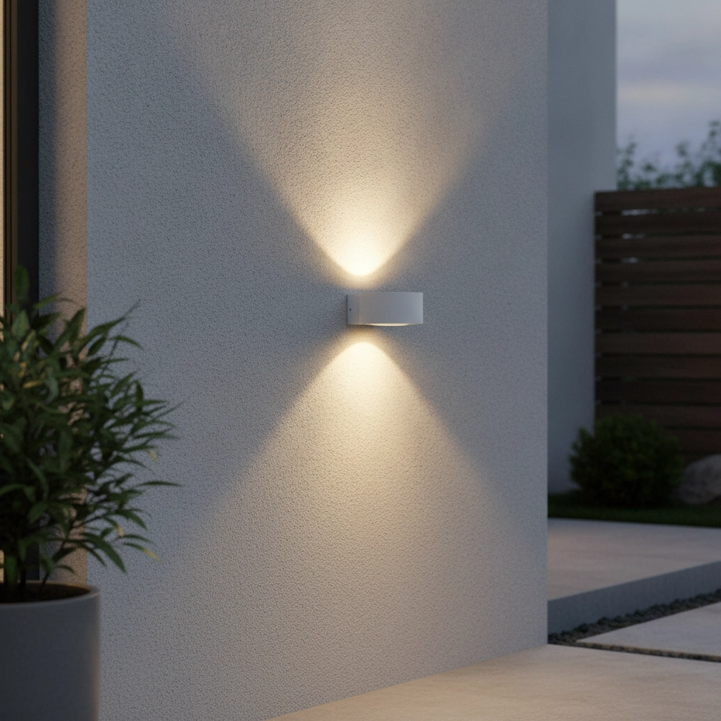 LED wall spot Hudson 11cm - white