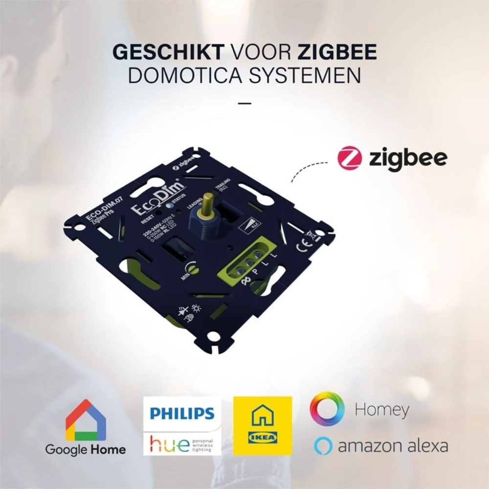 Ecodim Pro Led dimmer 0-250W Zigbee Beslight 8719322372895