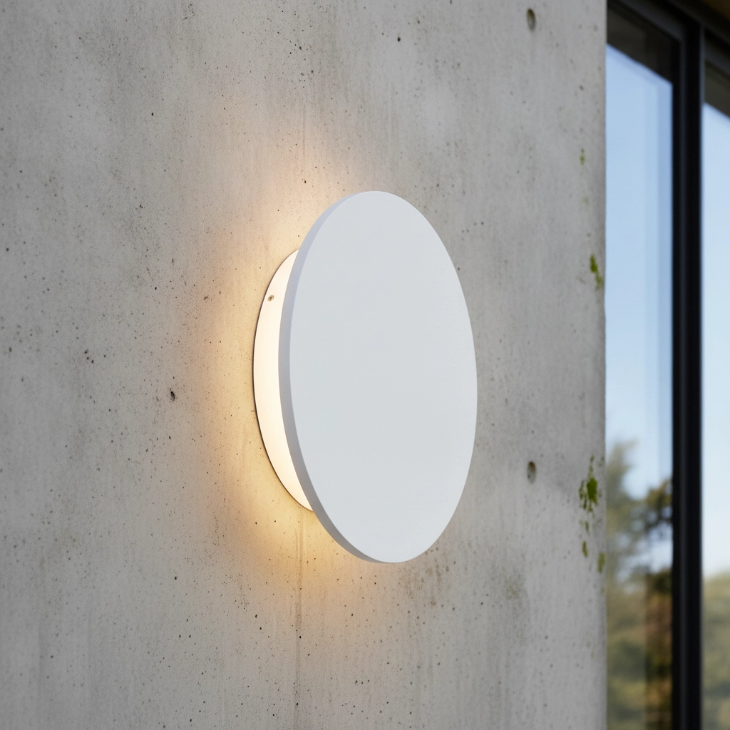 Round wall lamp Copper white Ø 24cm