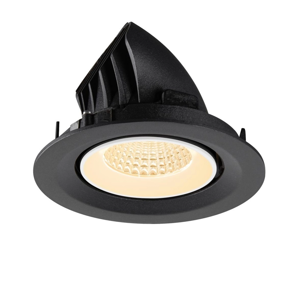 Recessed spotlight Numinos Gimble M black/white 2700K - 55deg SLV 4024163312066