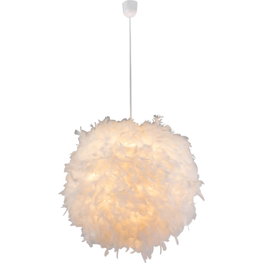 White pendant lamp Katunga Ø 60cm
