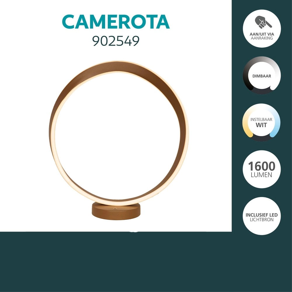 Design table lamp Camerota Dark Bronze