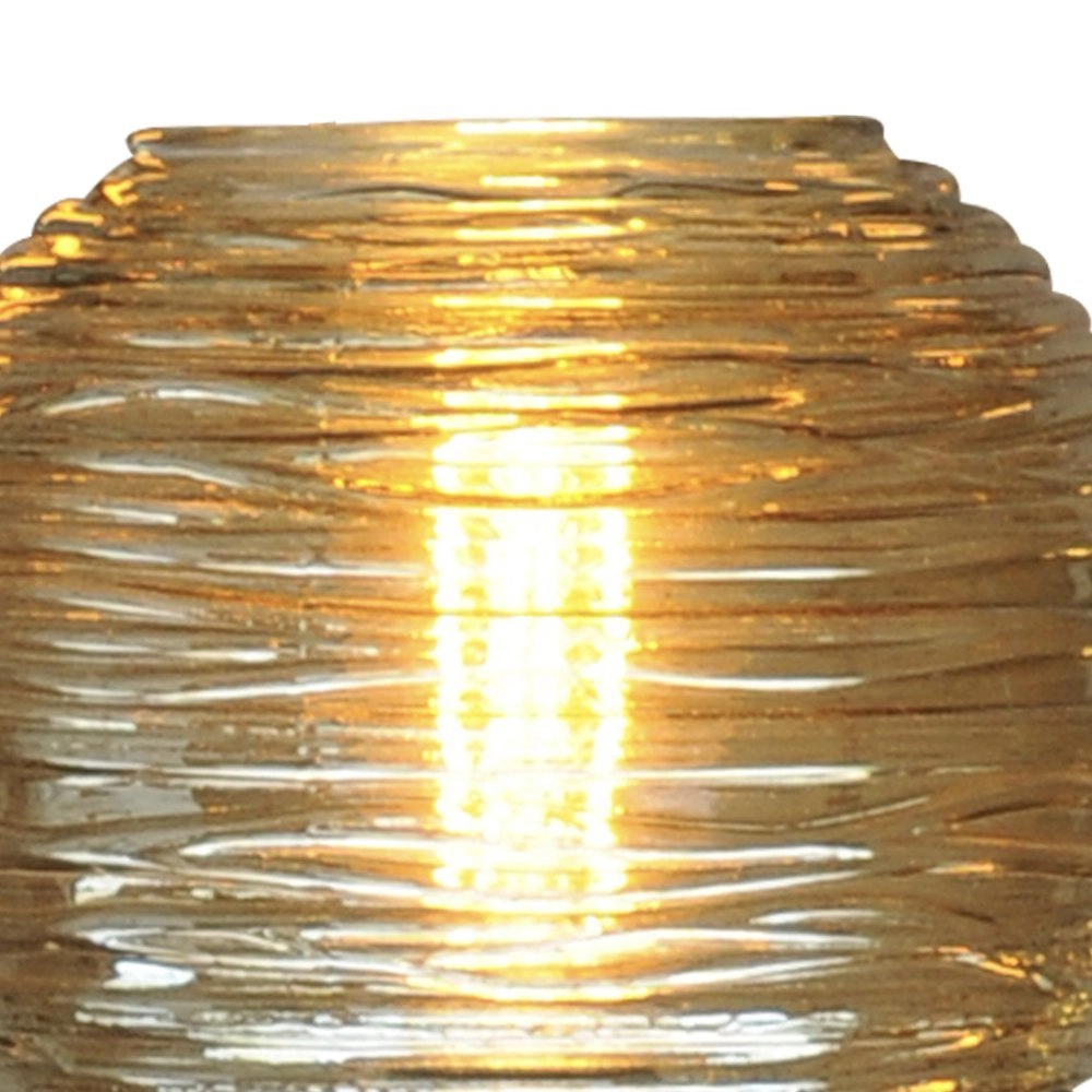Wall lamp Quinto black with striped glass Masterlight 8718121247939