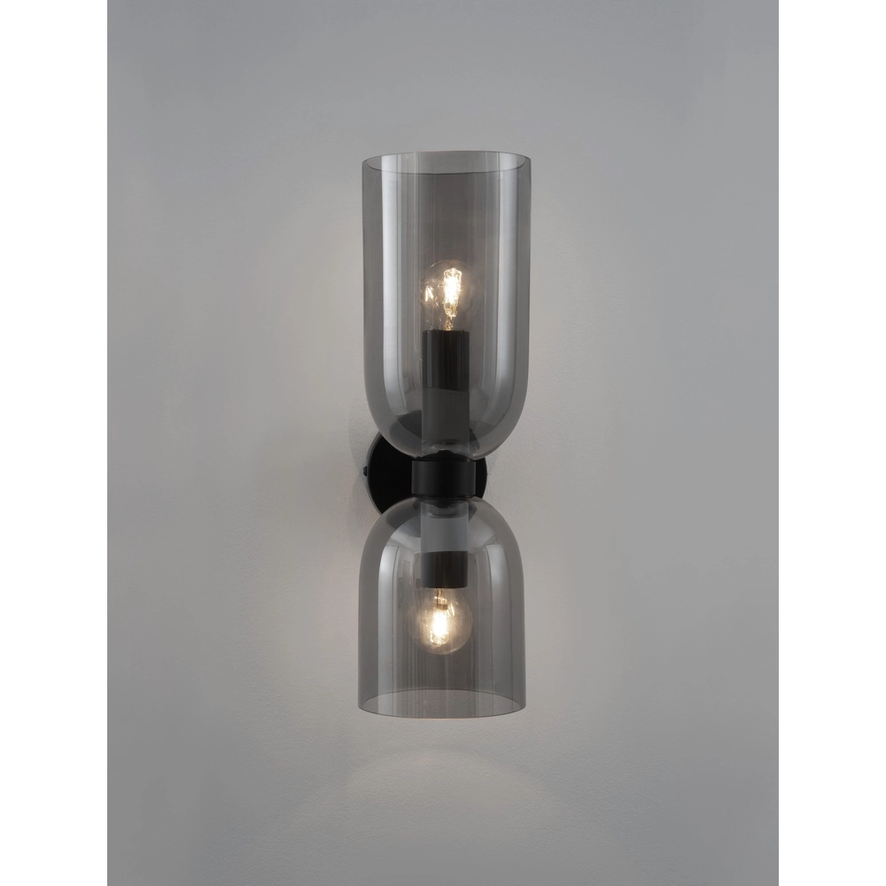 Design wall lamp Palmer Double Black
