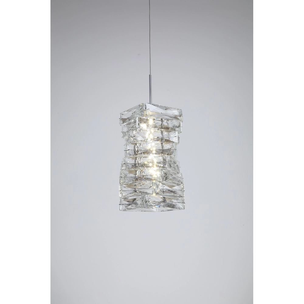 Pendant lamp Modena chromium Searchlight 5053423304113