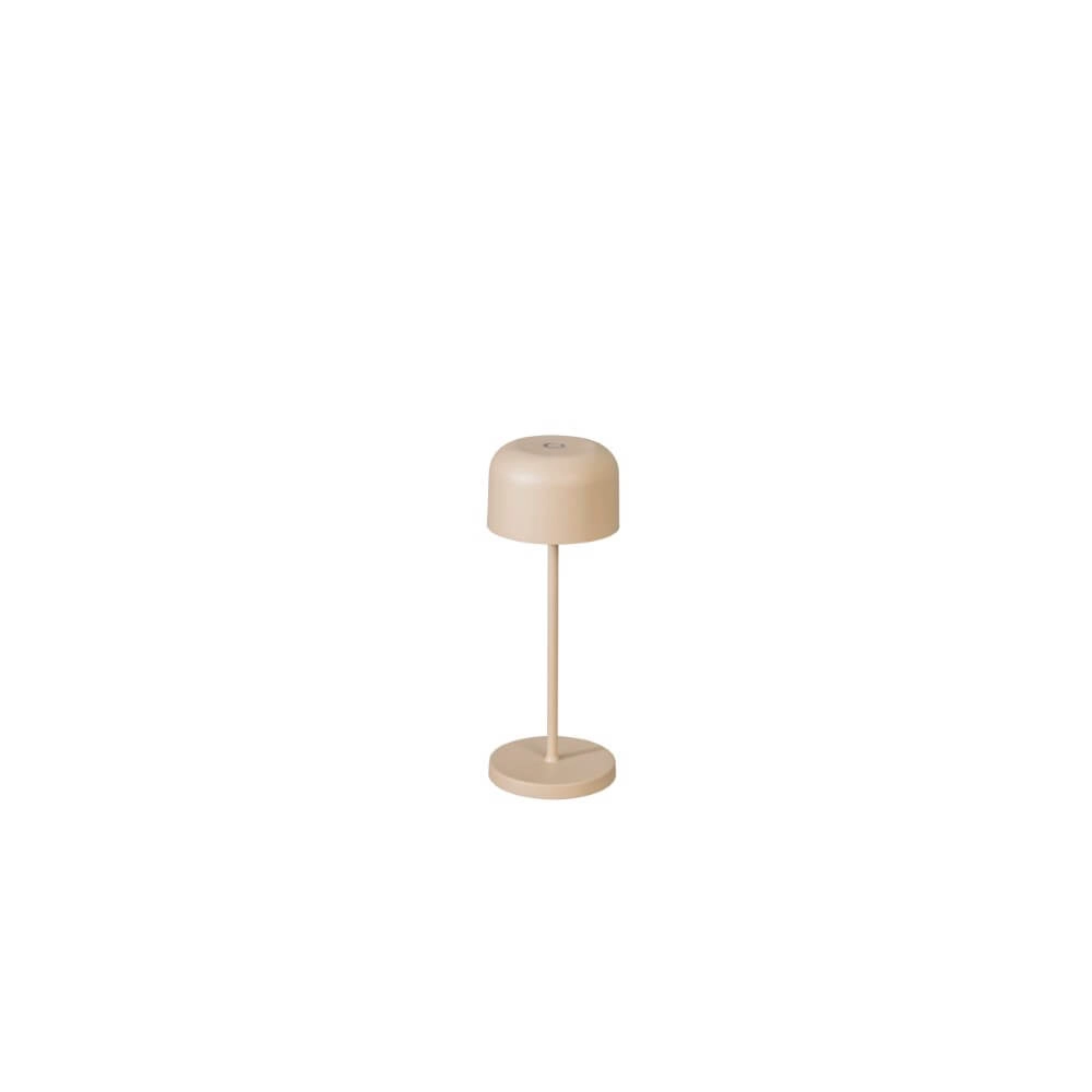 Rechargeable table lamp Lille mini Sand color