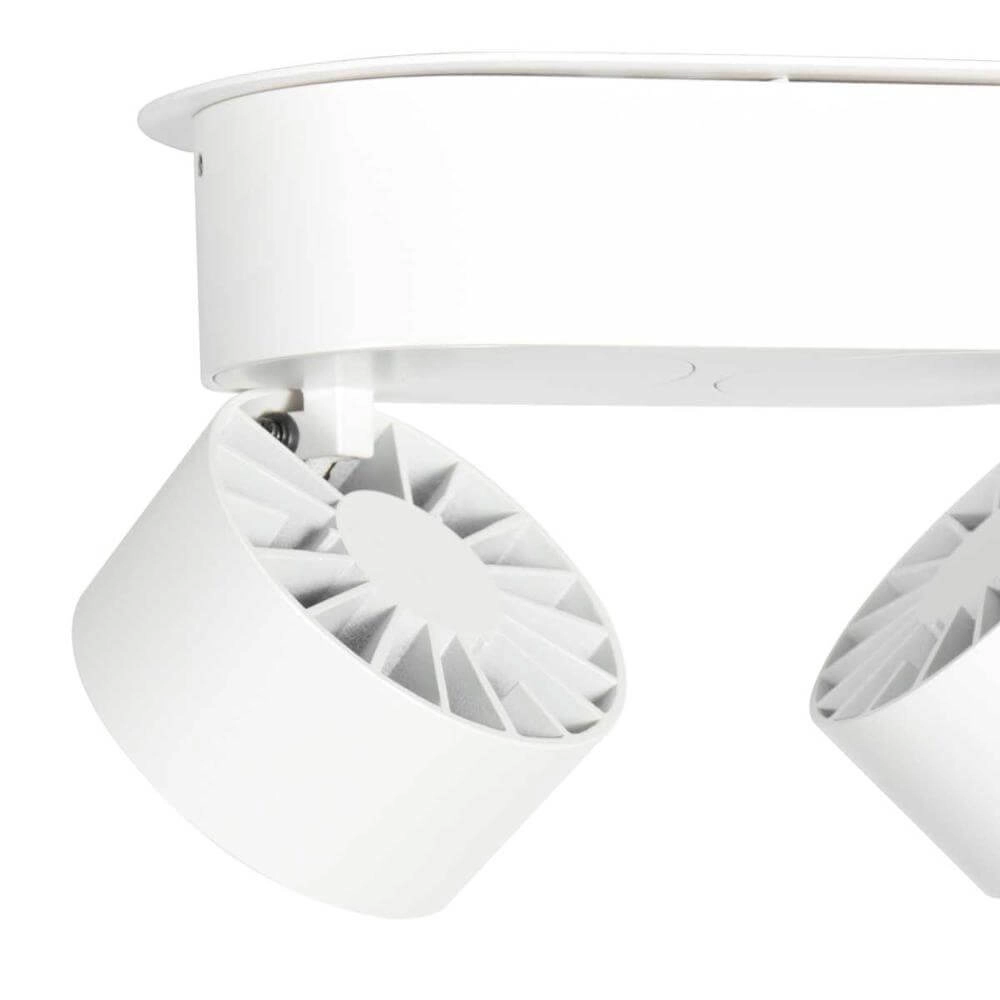 2-light ceiling lamp Fez Black White design Steinhauer 8712746177336