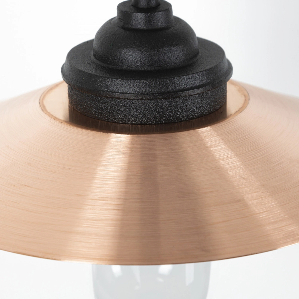 Rural stable lamp Provence black with copper KS Verlichting 8714732758406