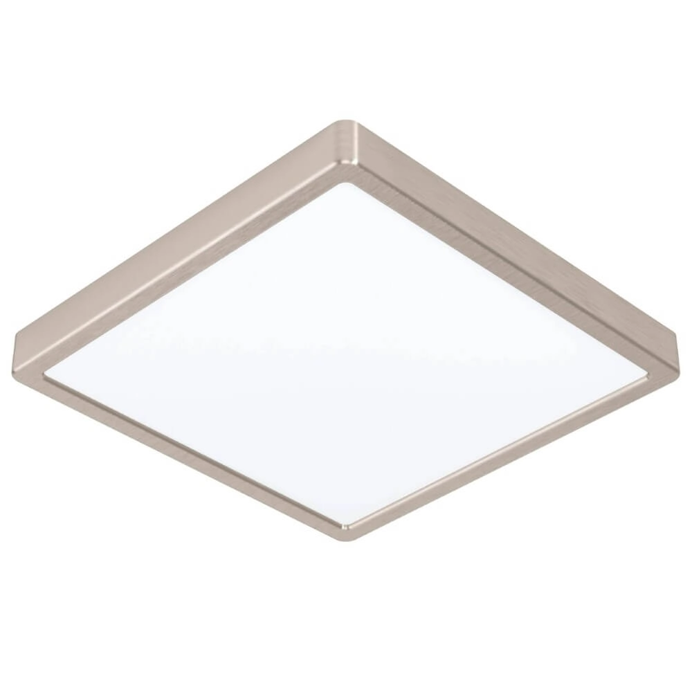 Stainless steel ceiling lamp Fueva 5 28.5 by 28.5cm
