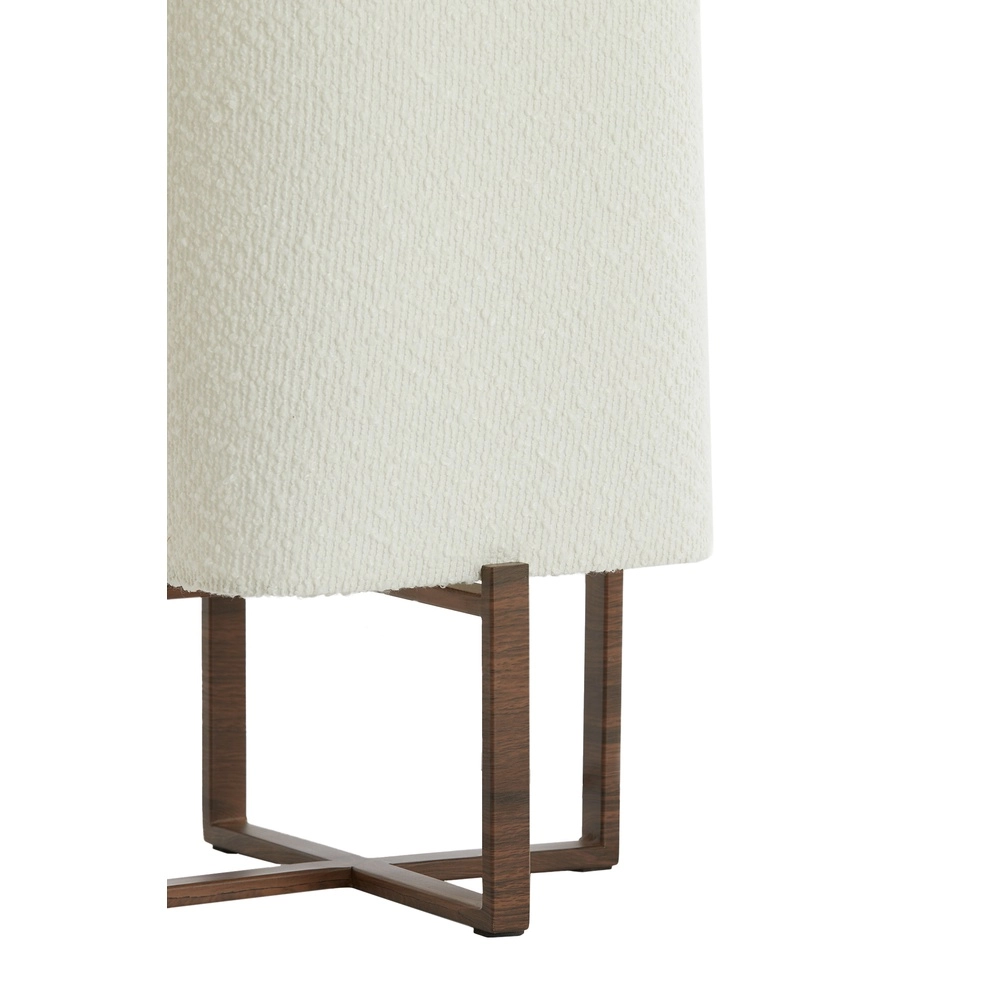 Table lamp Wyn 50,5cm - cream rope with walnut look Light & Living 8717807792565
